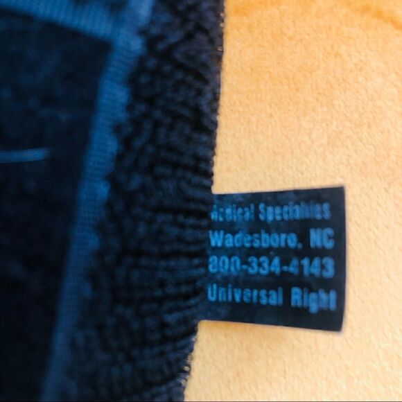 Right Wrist Splint, Adjustable Laces with V elcro, Black - Picture 3 of 4